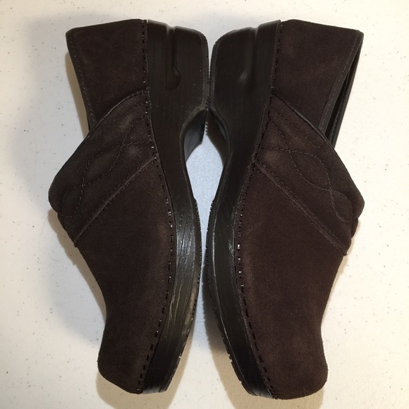 ▫️Lands’ End Women’s Brown Suede Clogs | Size 7B - Picture 10 of 15